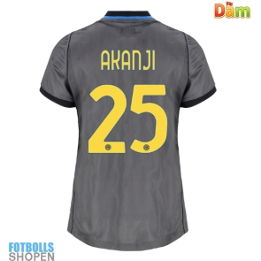 Billiga Inter Milan Manuel Akanji #25 Tredjeställ Dam 2026-27 Kortärmad